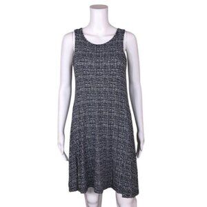 MERCER & MADISON Black White Checkered Dress - S
